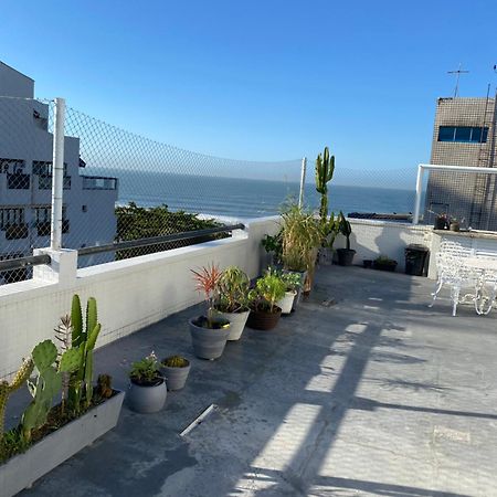 Cobertura Com Area Externa Com Vista Para O Mar Na Melhor Praia Do Guaruja Tombo Apartment Exterior foto