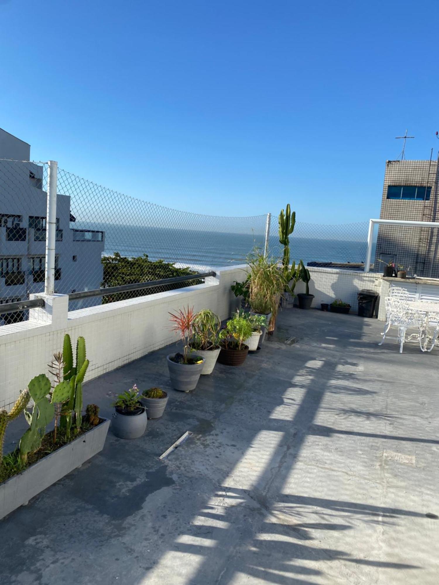 Cobertura Com Area Externa Com Vista Para O Mar Na Melhor Praia Do Guaruja Tombo Apartment Exterior foto